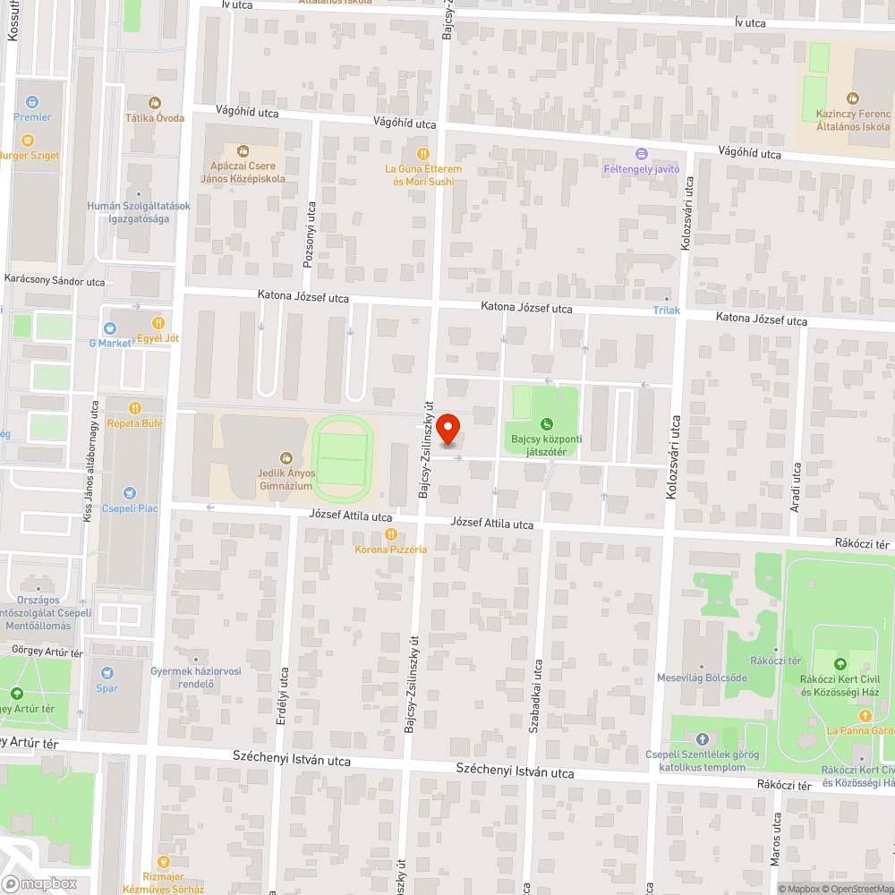 Sérült fedő bejelentés helye