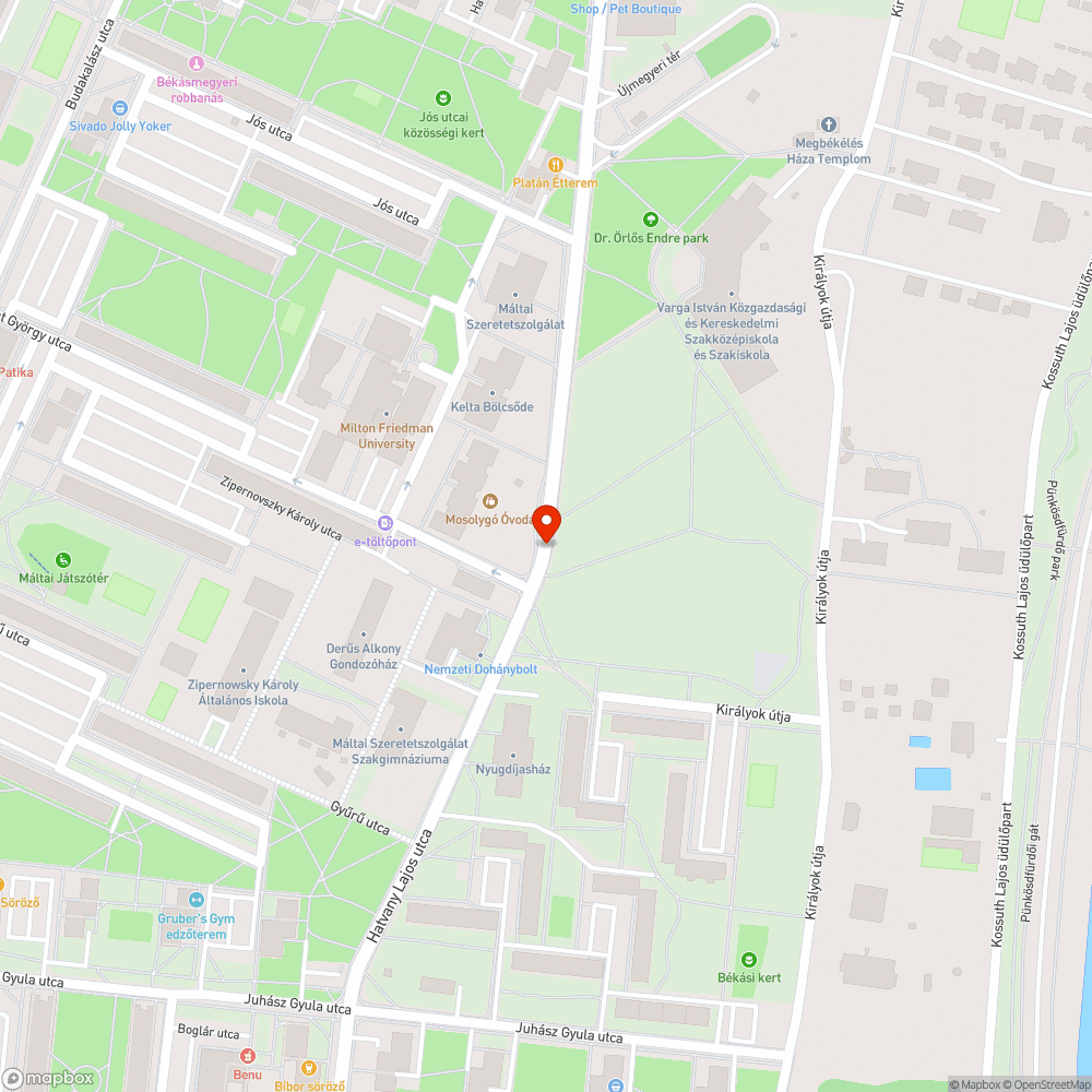 Hordalék zöld növényzet bejelentés helye