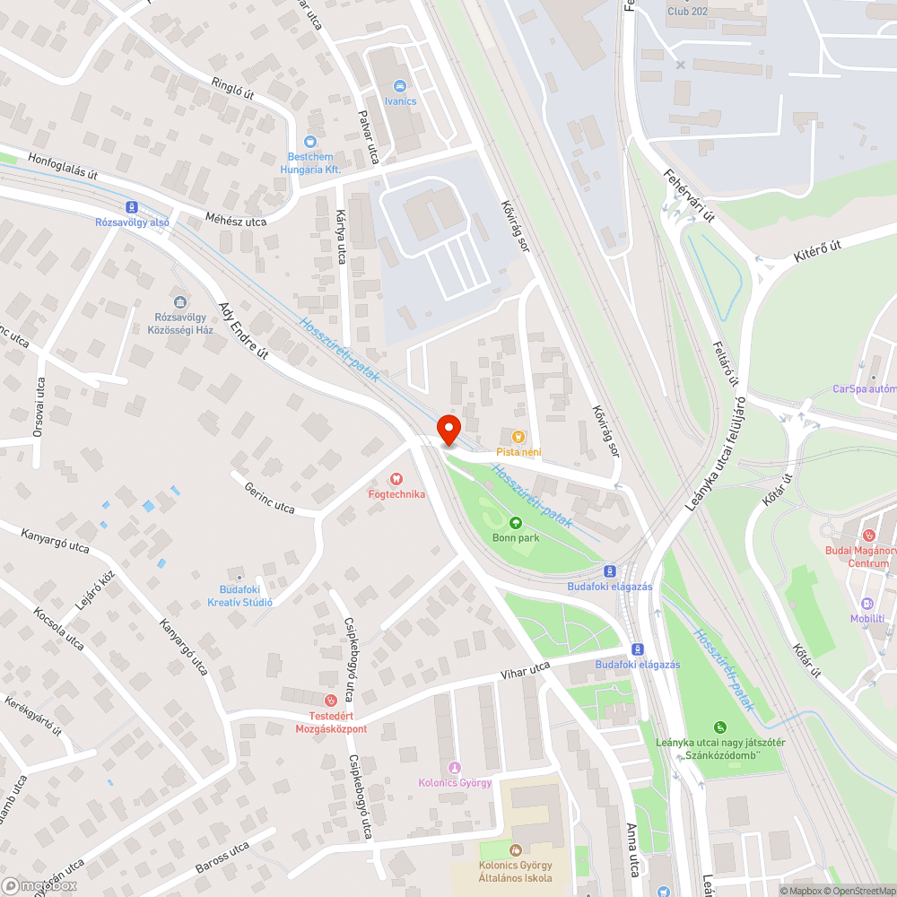 Lépcső és járda 2.0 bejelentés helye