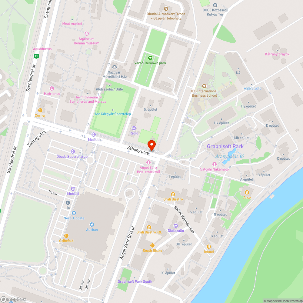 Kátyúk bejelentés helye