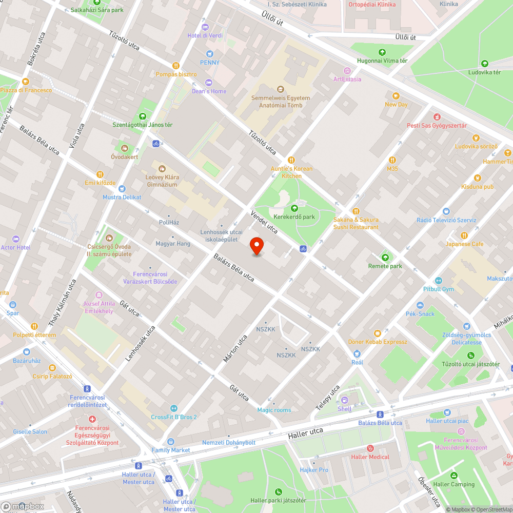 Mozgásképtelen autó bejelentés helye