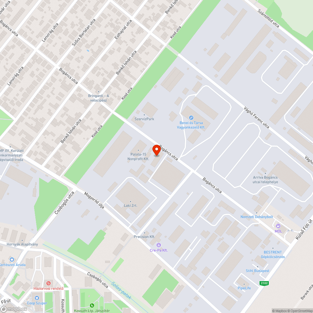 Rozoga pad bejelentés helye