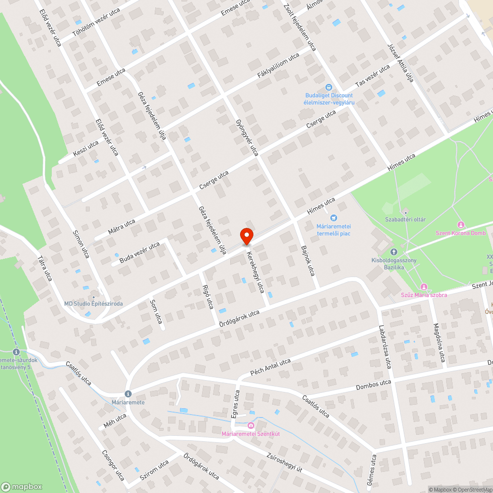 Veszélyes útszakasz bejelentés helye