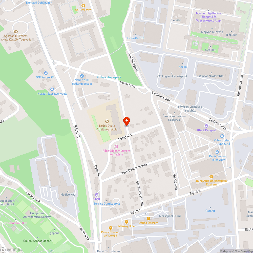 Elhagyott gépjármű bejelentés helye