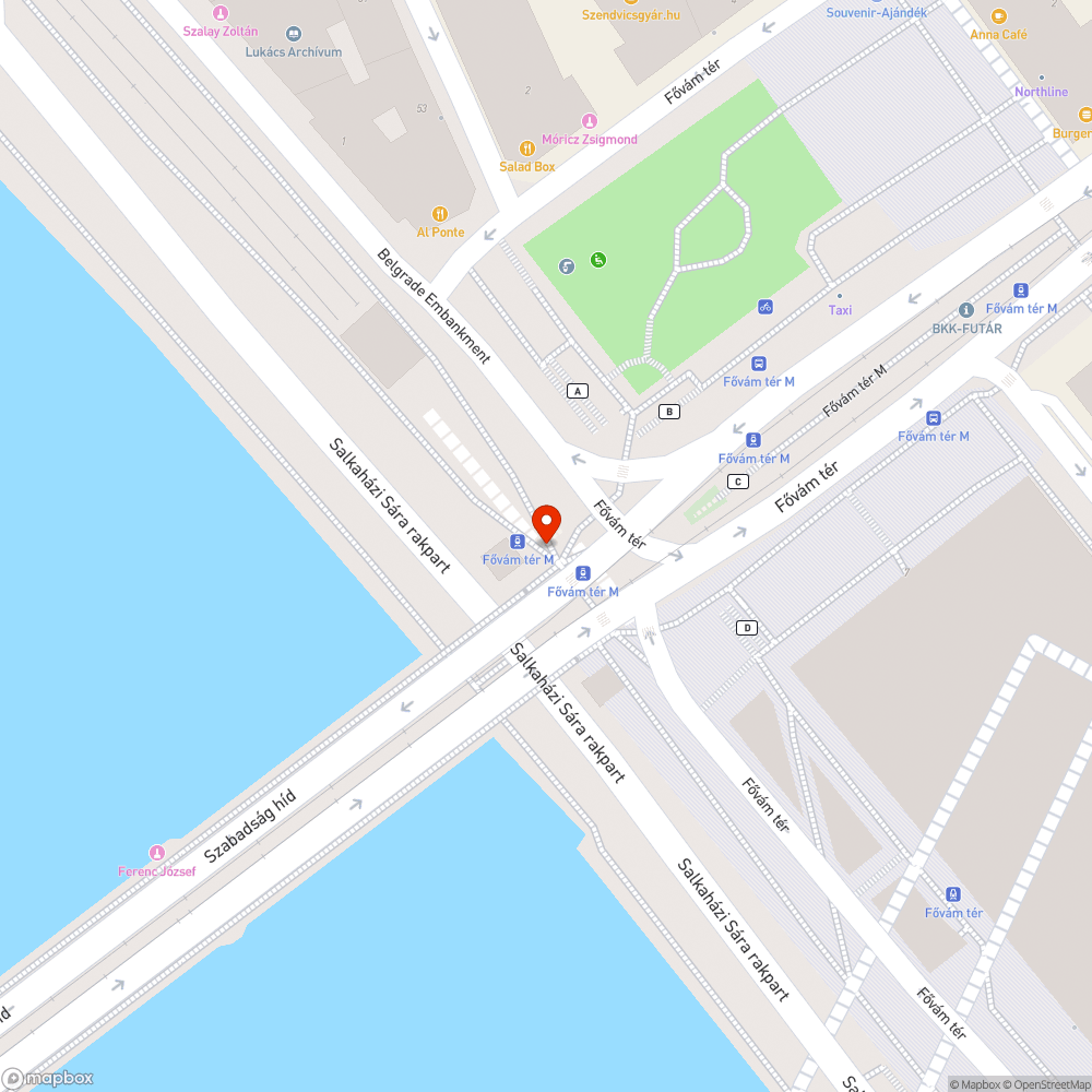 Frissítésre szoruló vonalcsík bejelentés helye