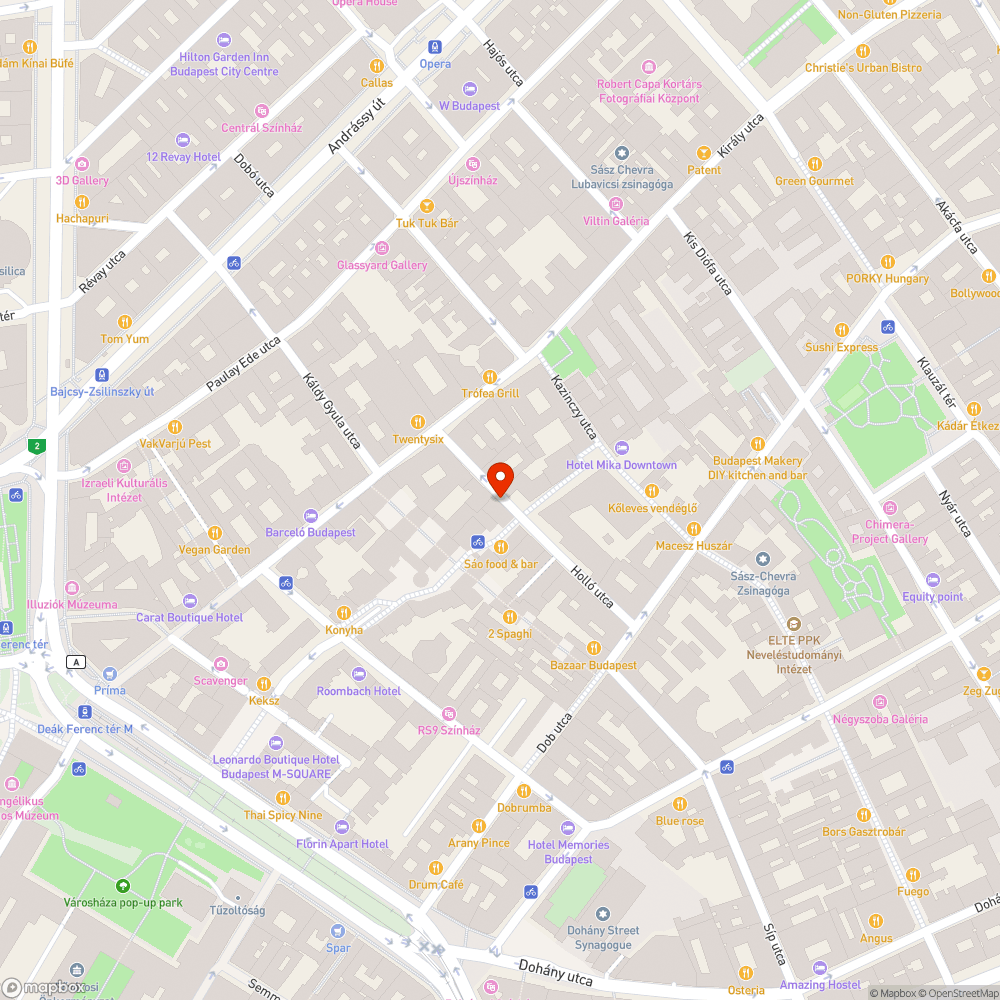 Bokatörő járda bejelentés helye