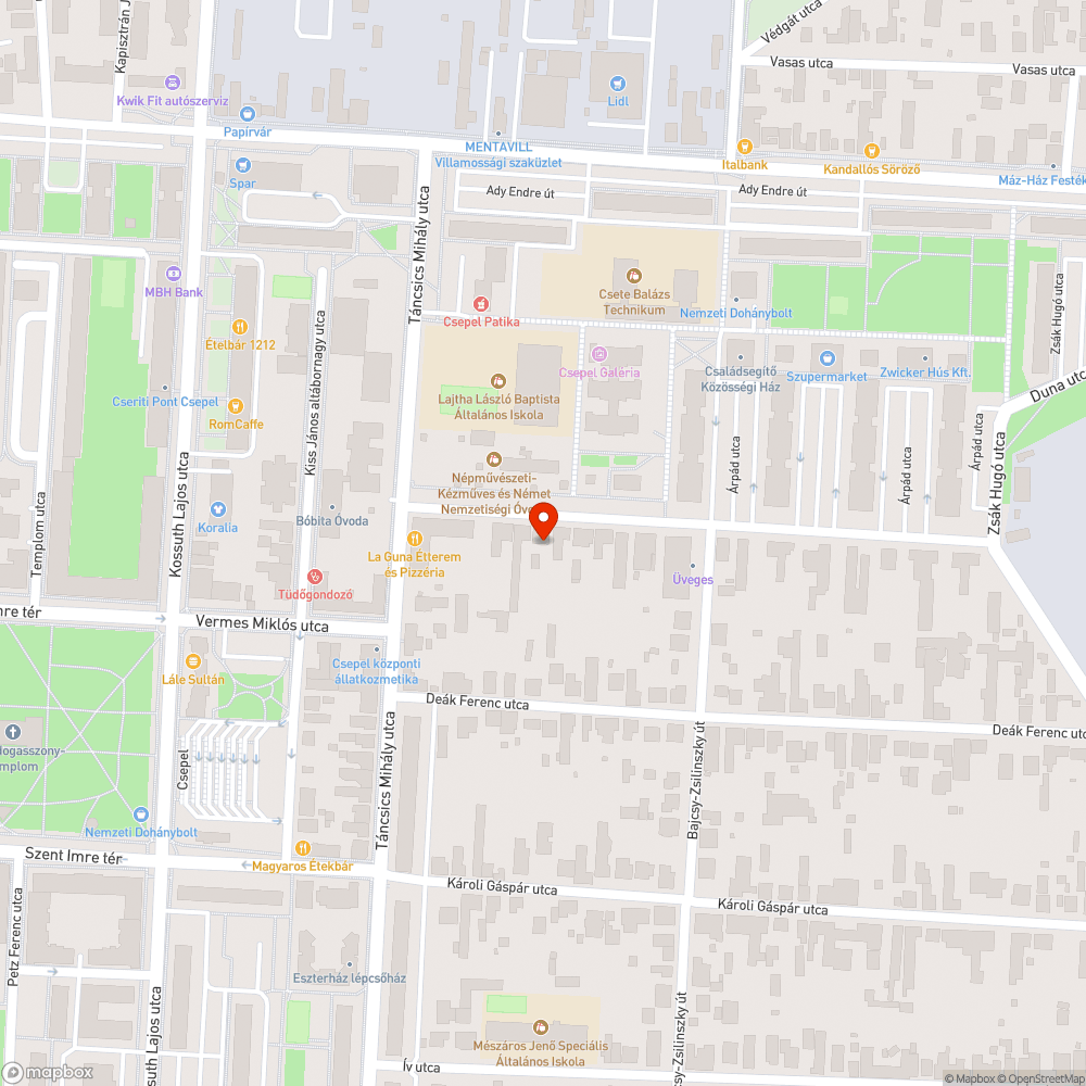 Korhadt deszkalapok bejelentés helye