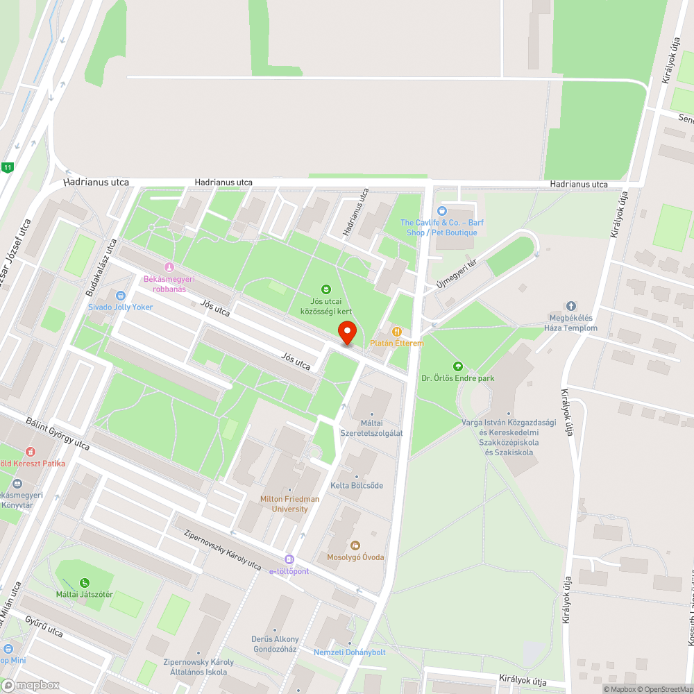 Kétirányú közlekedés bejelentés helye