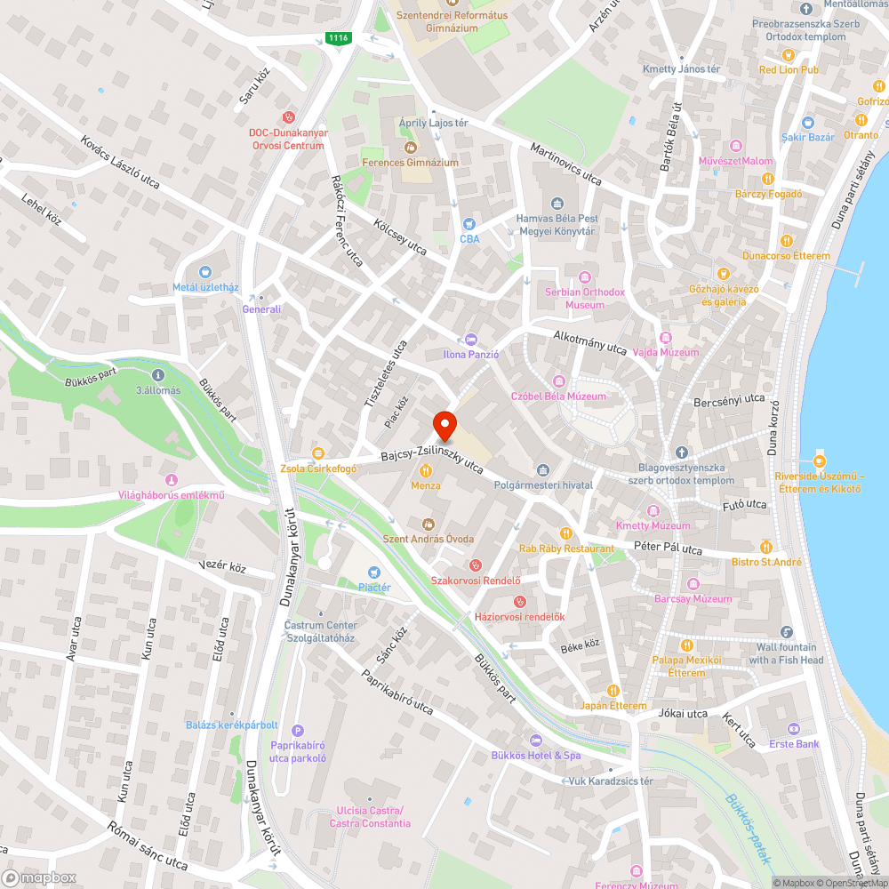 Közvilágítási lámpák nem működnek a Bajcsy-Zsilinszky utcában bejelentés helye