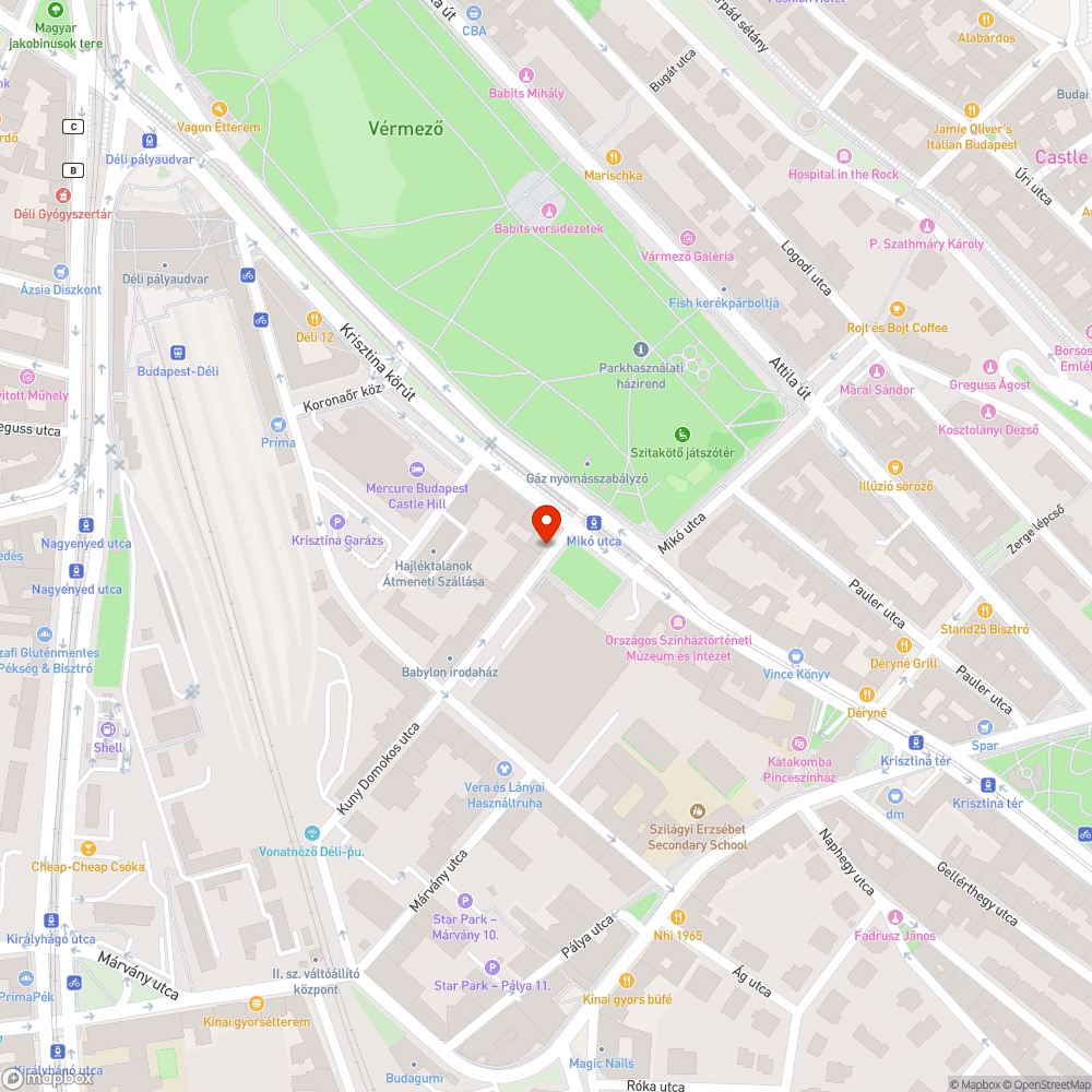 Púposodott út bejelentés helye