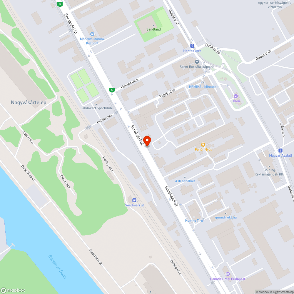 Beszakadt csatornafedél bejelentés helye