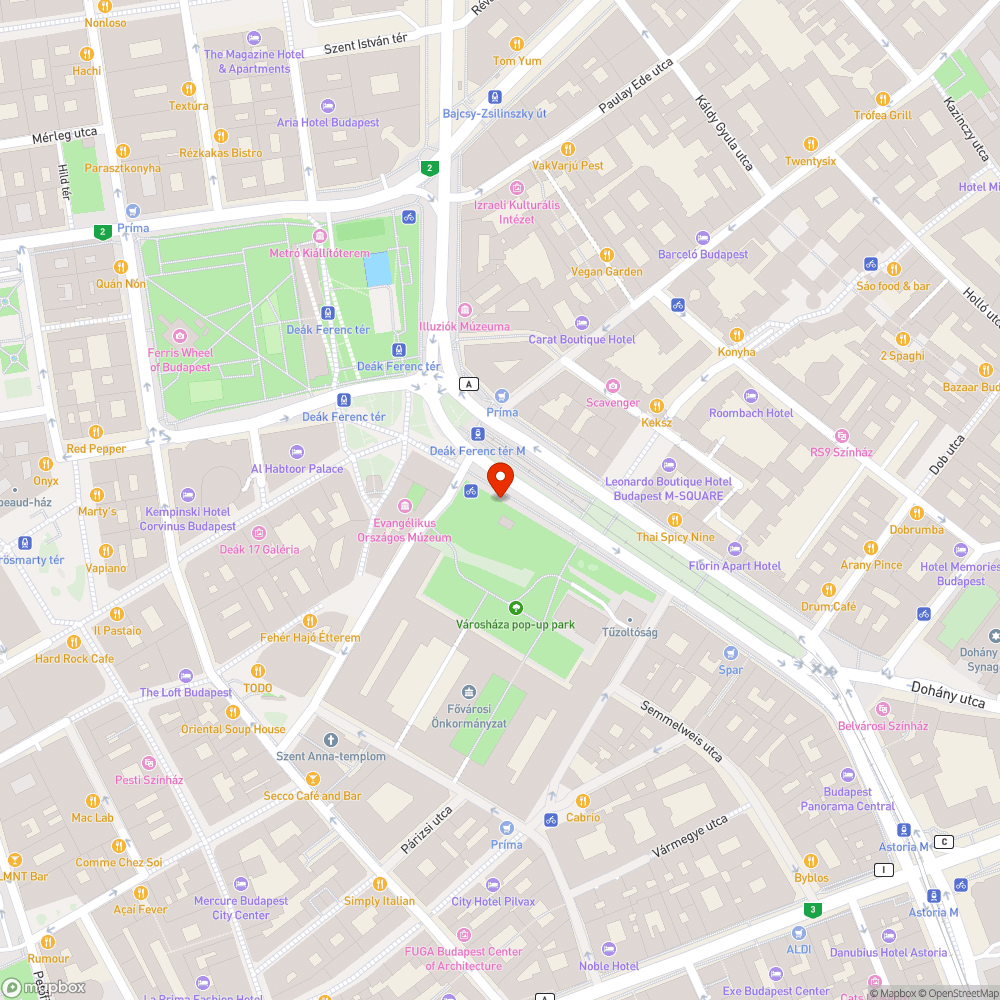 Zongora bejelentés helye