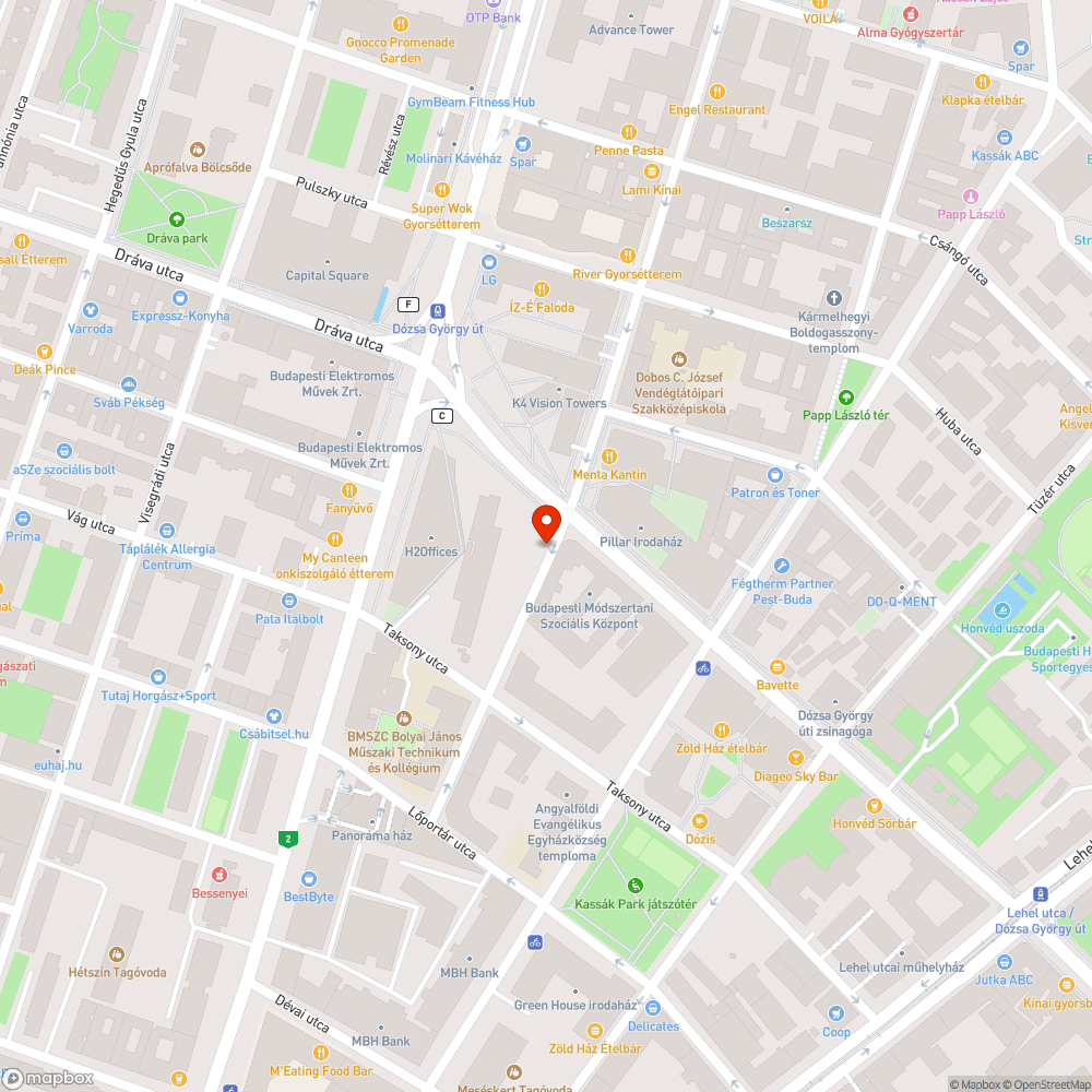 Angyalföldi út rongyok és bevásárlókocsi bejelentés helye