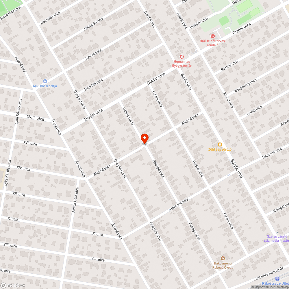 zajártalom bejelentés helye