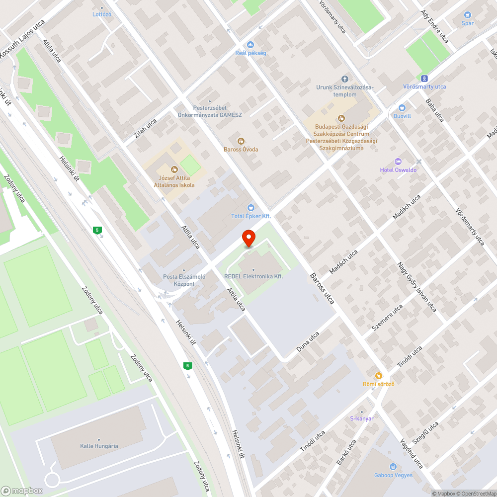 Kiszáradt, veszélyesen ferde fa bejelentés helye