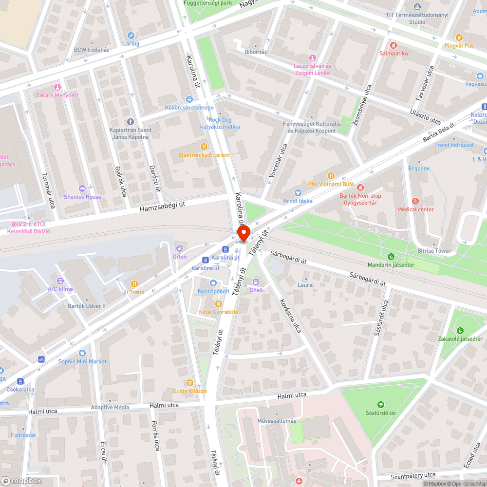 Kátyú fedlapnál bejelentés helye