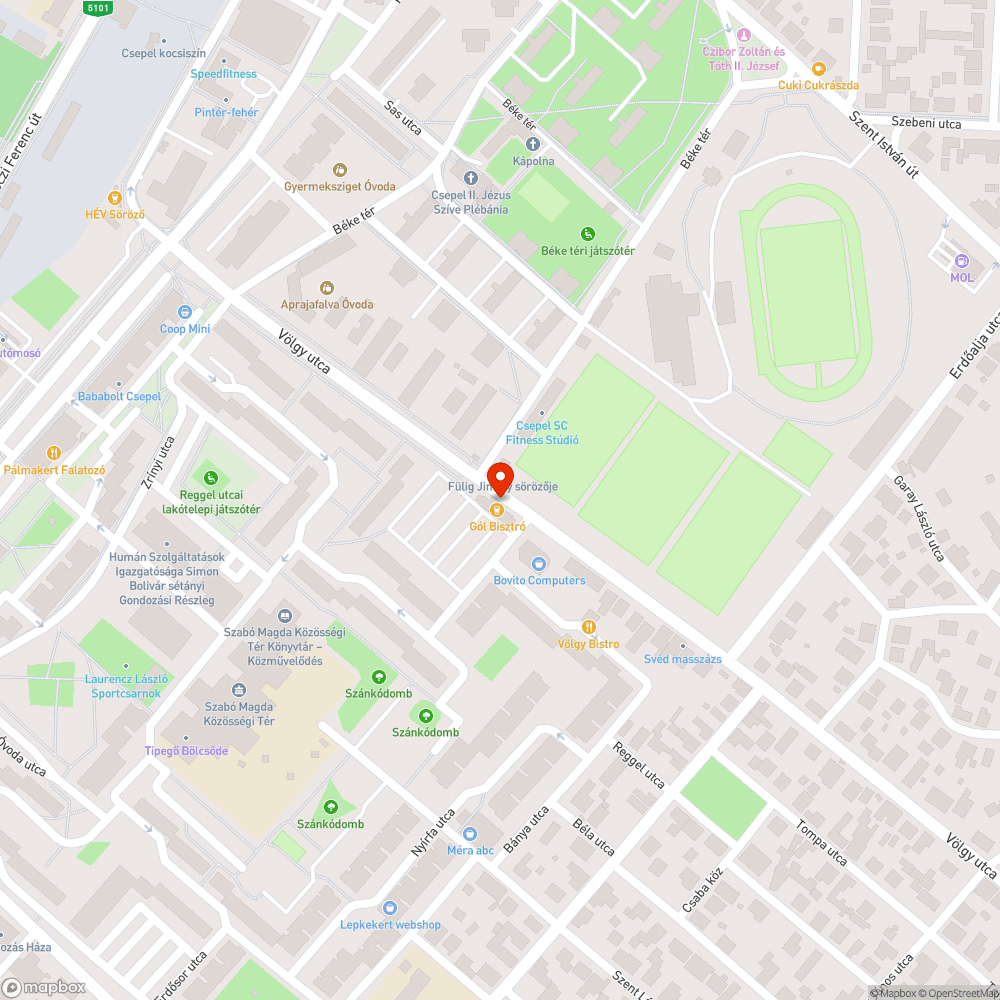 Üres bejelentés helye