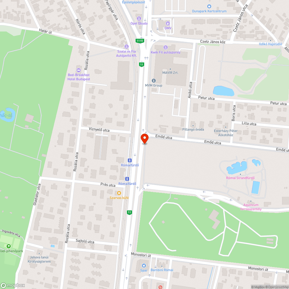 Hulladék a bokrokban bejelentés helye