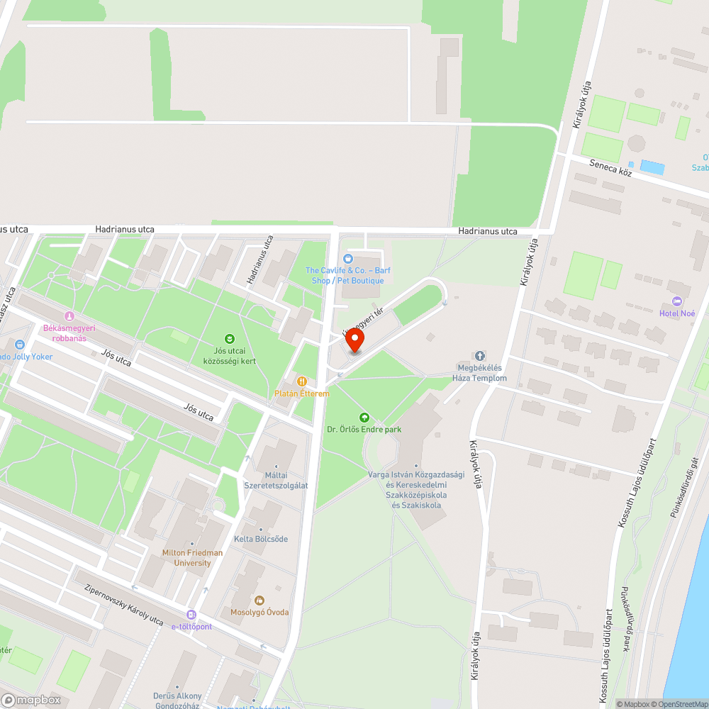 Korhadt fa bejelentés helye