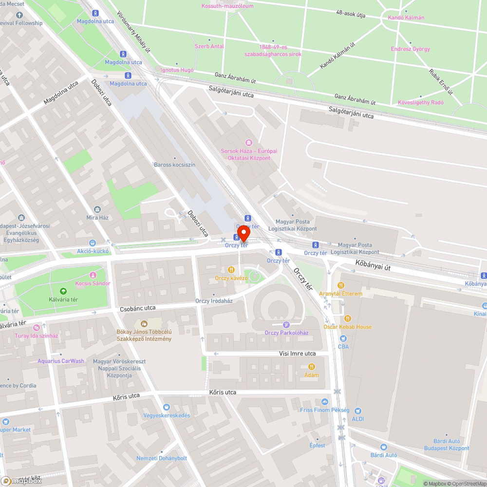 Összefirkált menetrend bejelentés helye