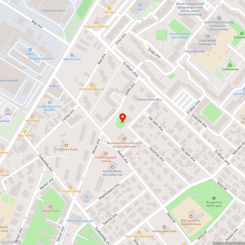 Törött kerítés bejelentés helye