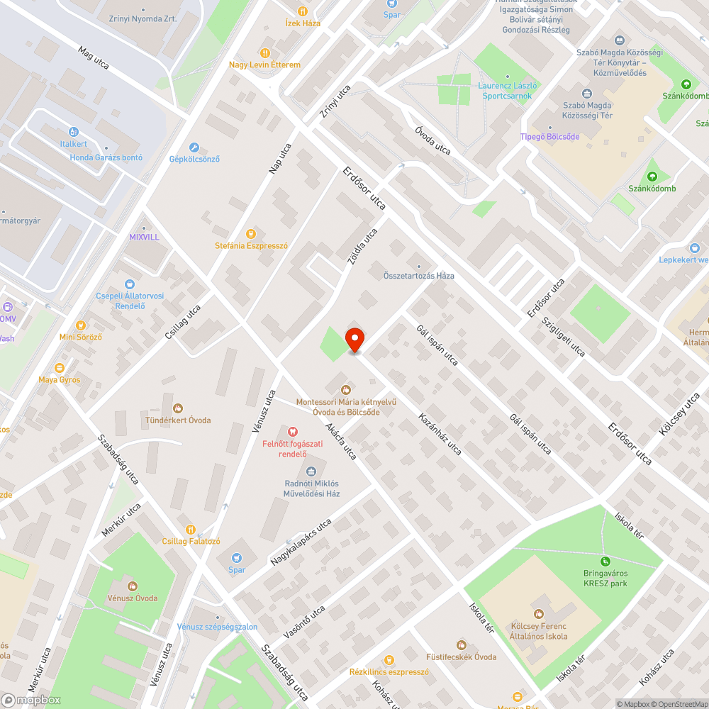 Fapótlás bejelentés helye