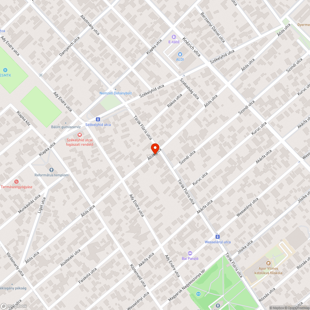 Szemét bejelentés helye