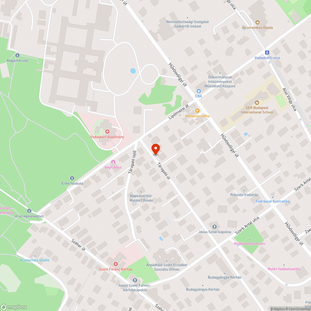 Elhagyott Matiz bejelentés helye