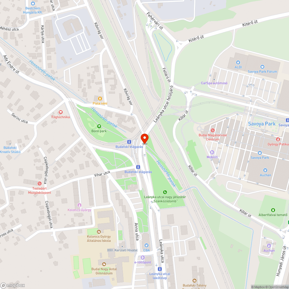 Kővirág sor aszfaltburkolata igen romos bejelentés helye