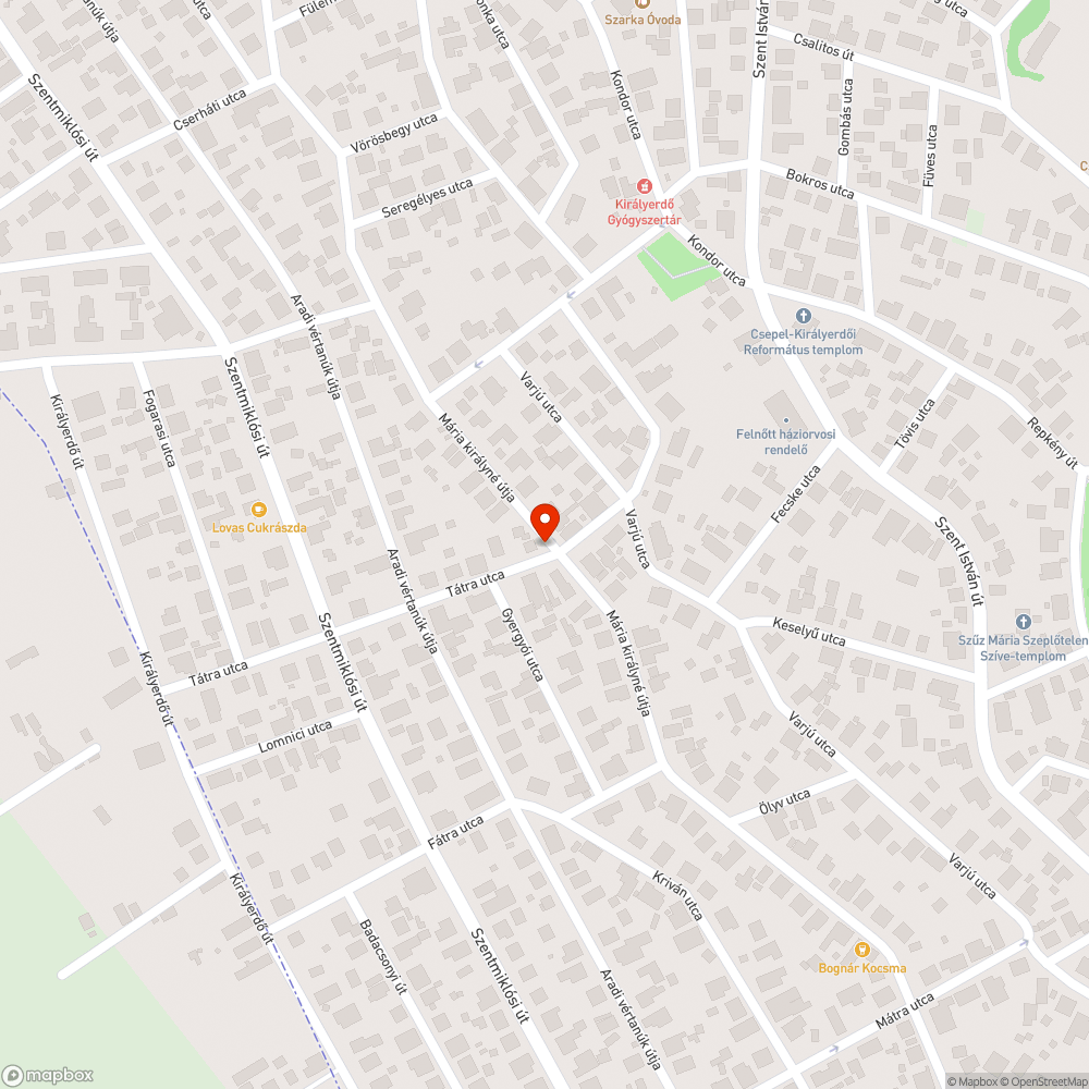 Úttestben lévő nagy gödör bejelentés helye