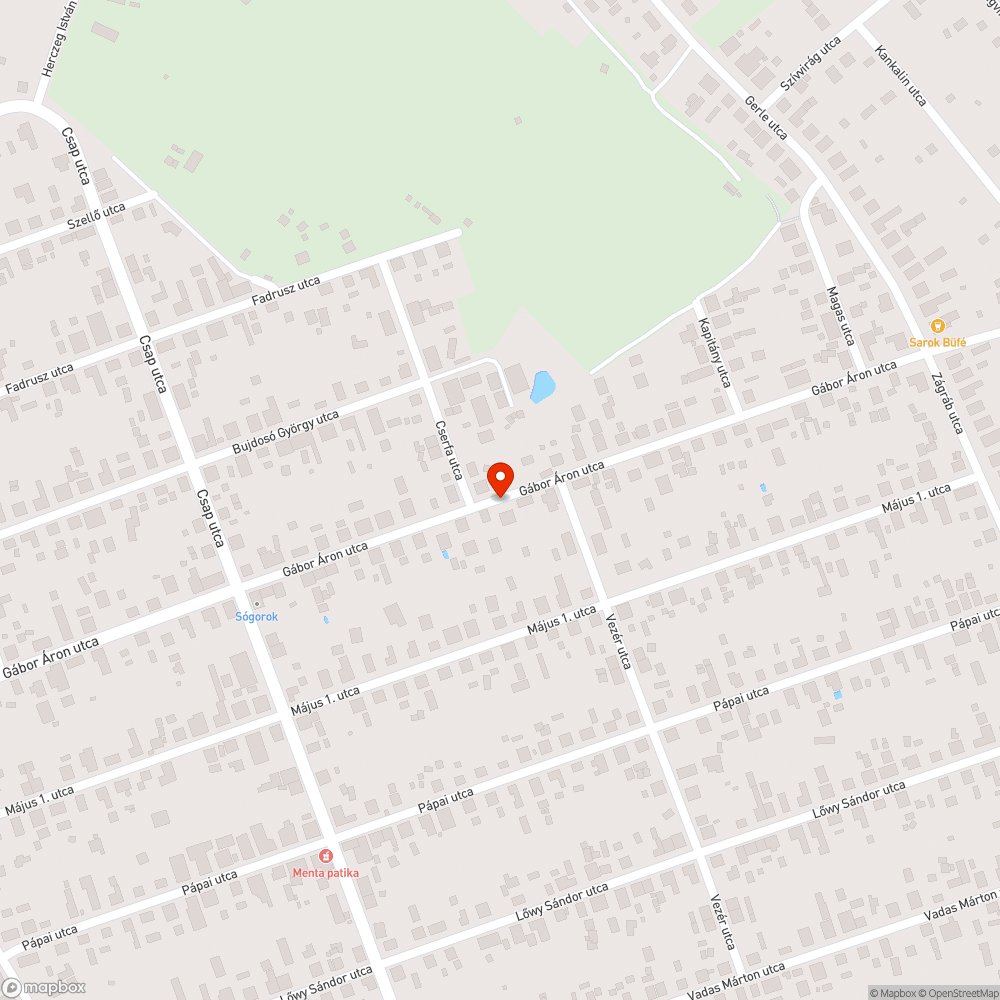 Megsüllyedt vízelvezető bejelentés helye