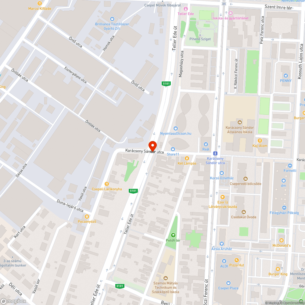 Leszakadt jelzőlámpa bejelentés helye