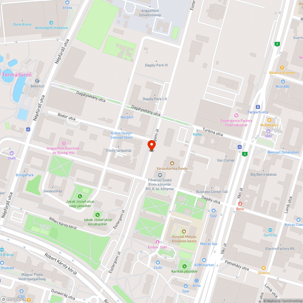 Elhagyott szemét bejelentés helye