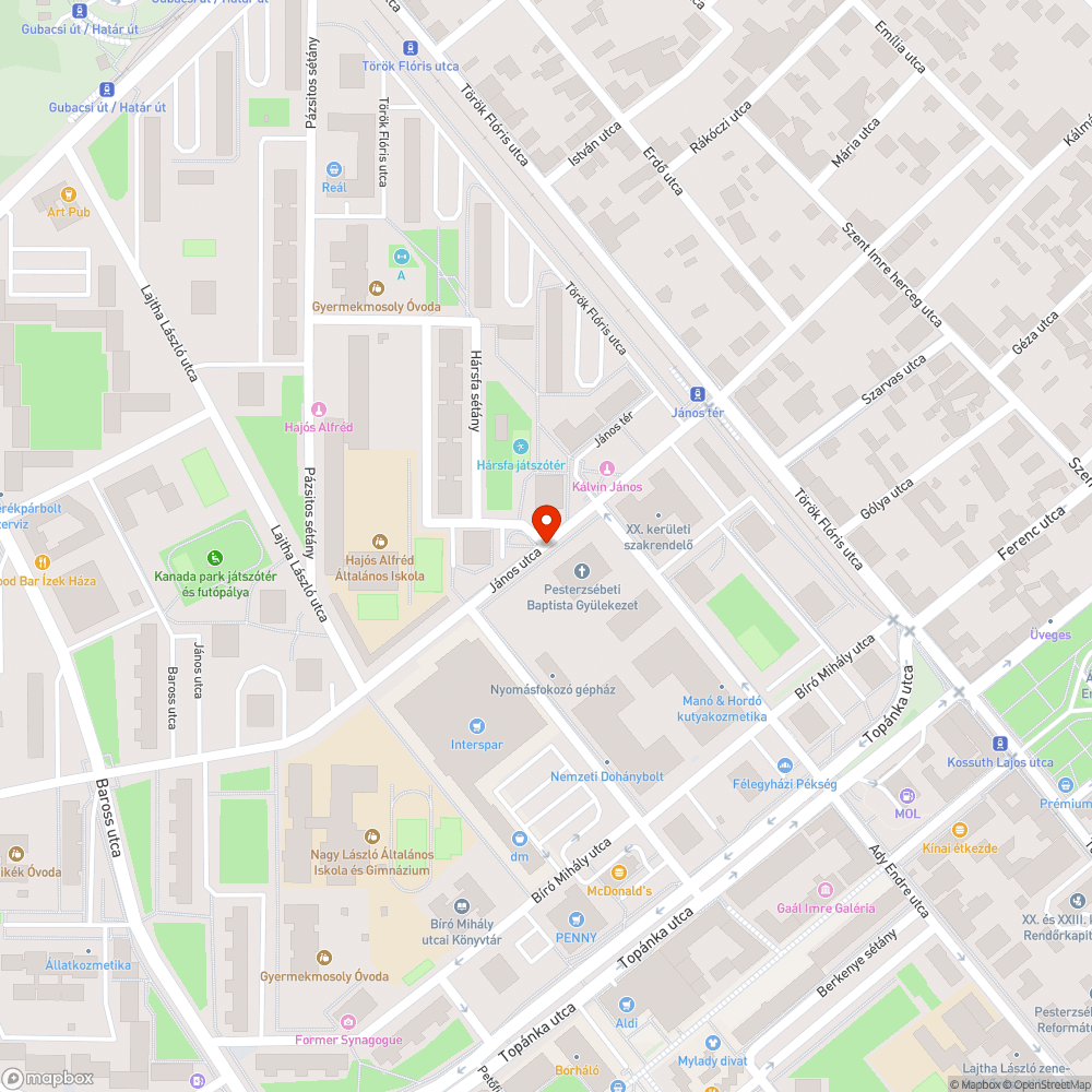 Tűzcsapfedél bejelentés helye