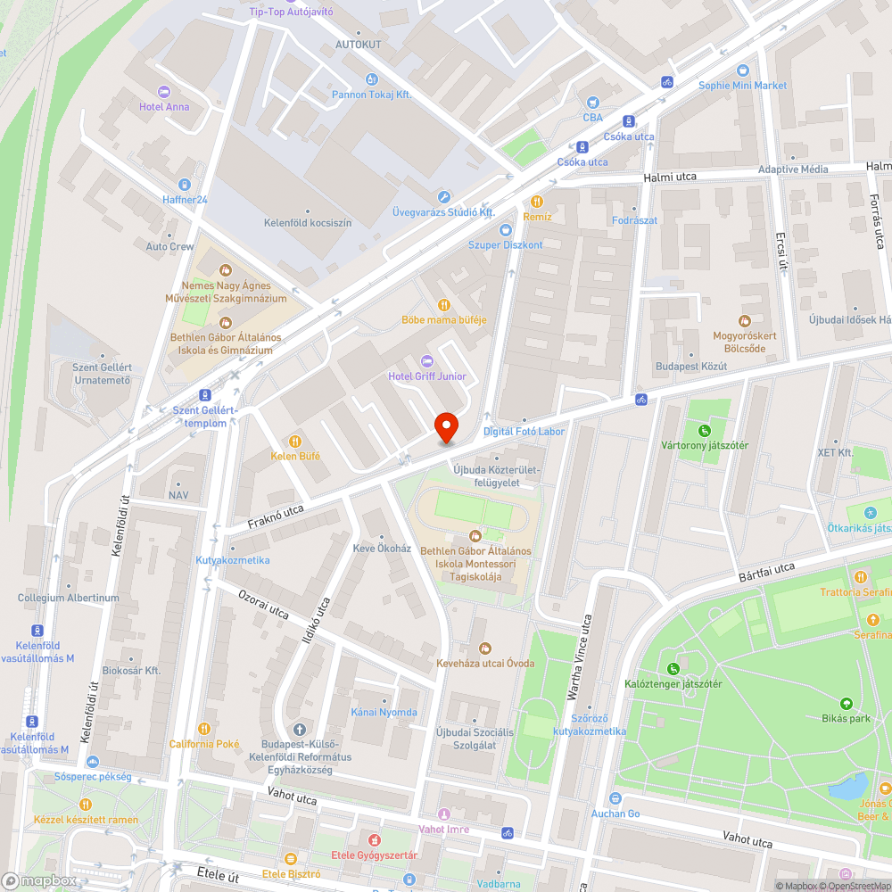 Kiszáradt facsemete bejelentés helye