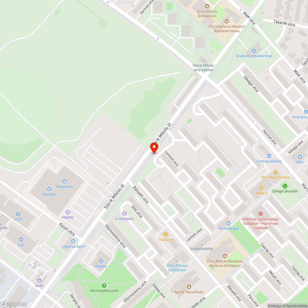 Hosszú ideje egy helyen várakozó jármű bejelentés helye