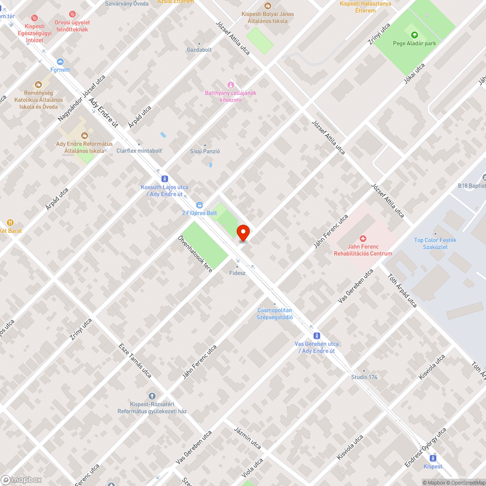 Leeresztett kerekű autó bejelentés helye