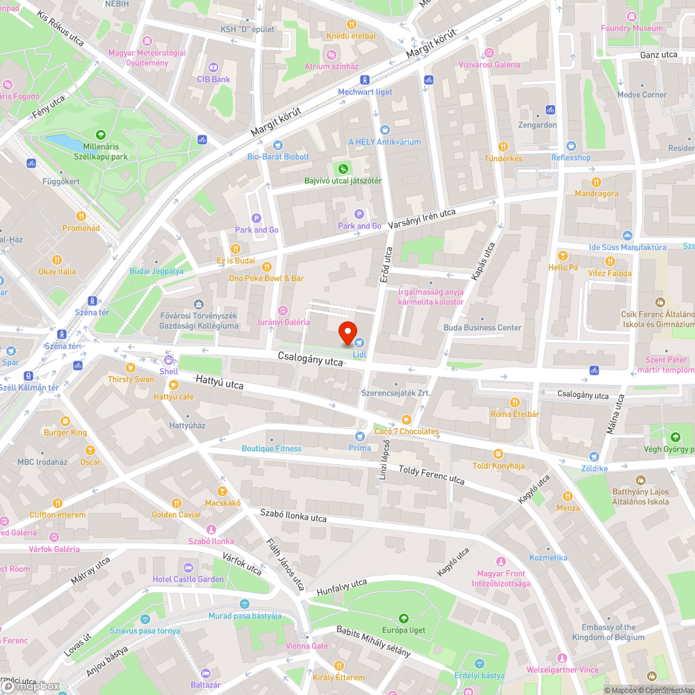 Balesetveszélyes csapadékelvezető bejelentés helye