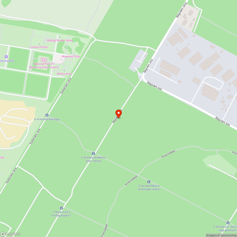 Illegálisan lerakott szemét a Keresztúri-erdőben bejelentés helye