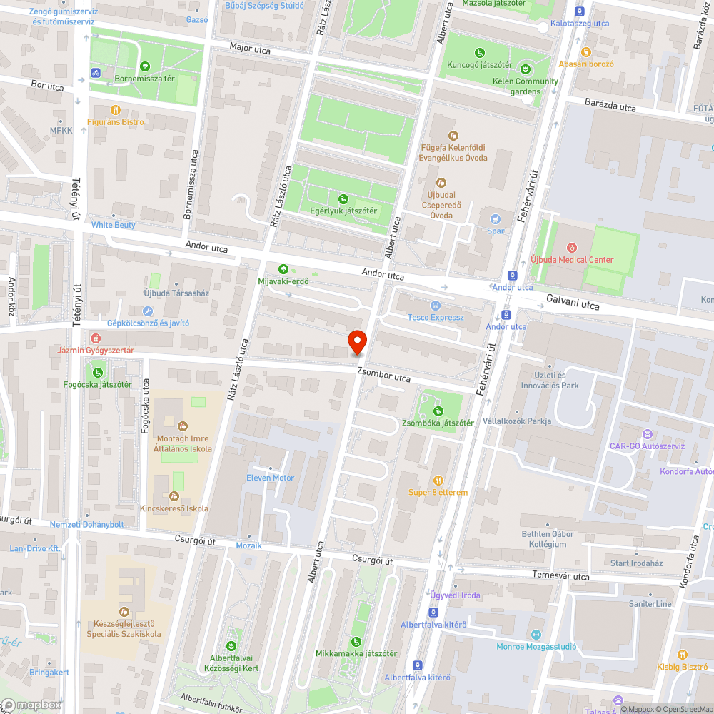 Utcanévtábla hiányzik bejelentés helye