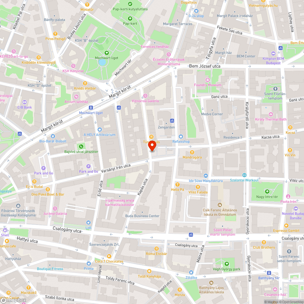 Túlcsordult szemetes bejelentés helye