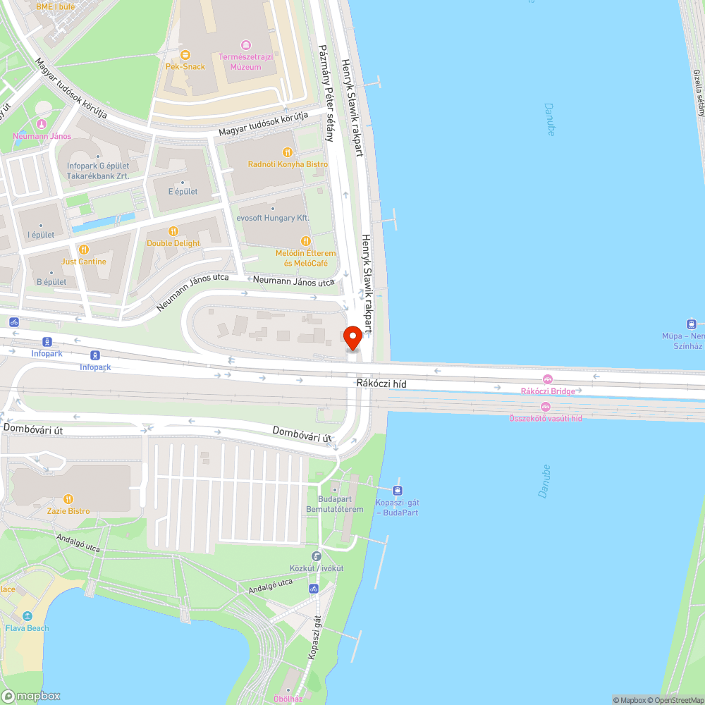 Felesleges Rákóczi híd alatti lezárás, sávelhúzás bejelentés helye