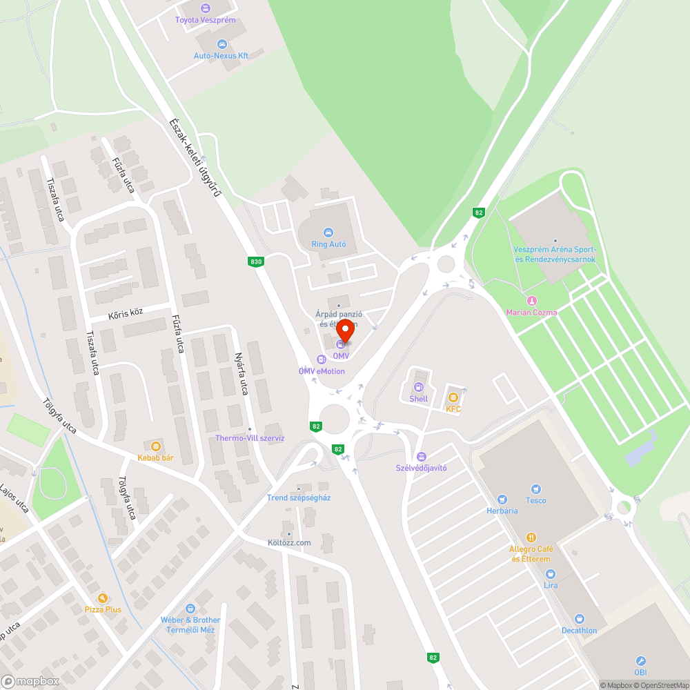 Forgalmi jelzőtábla bejelentés helye