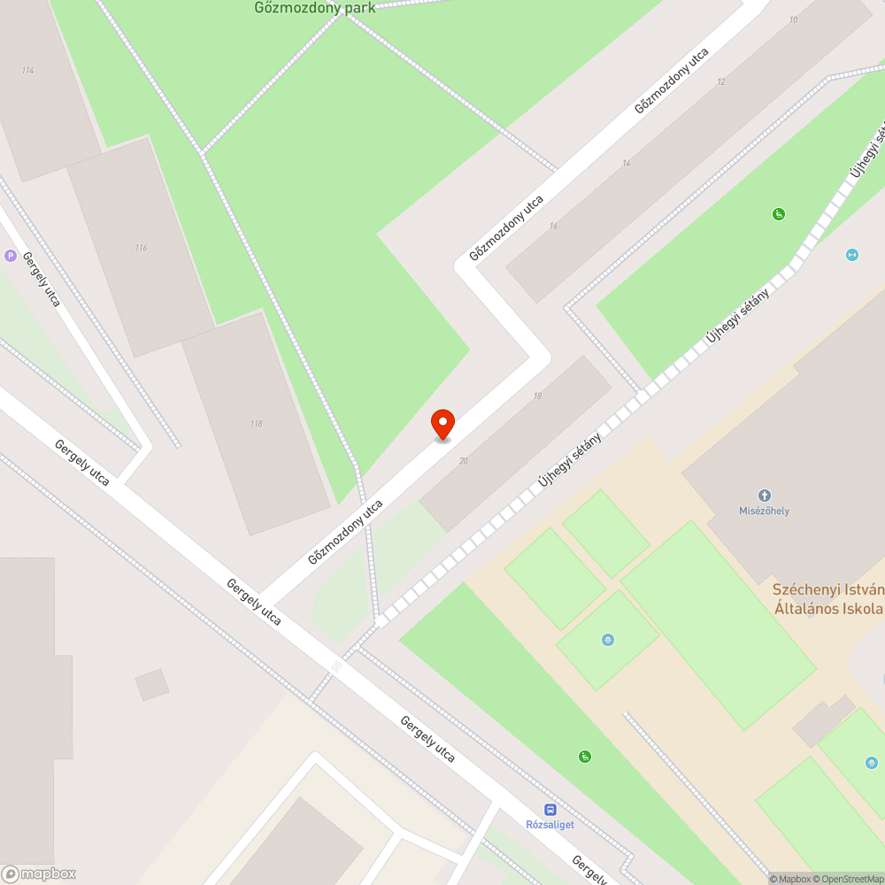 1 darab bokáig érő kátyú bejelentés helye