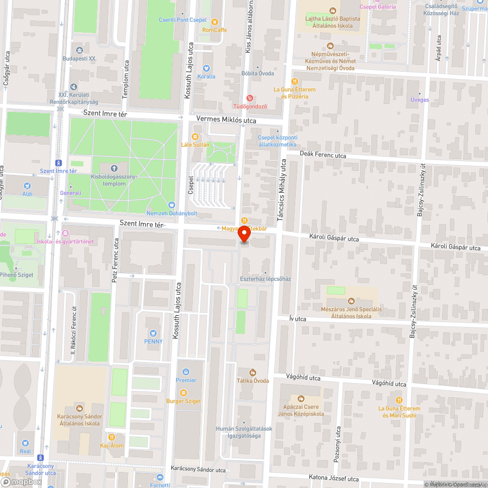 Sok kiszáradt fa bejelentés helye