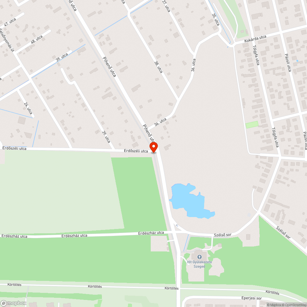 Hulladék a zöldsávban bejelentés helye