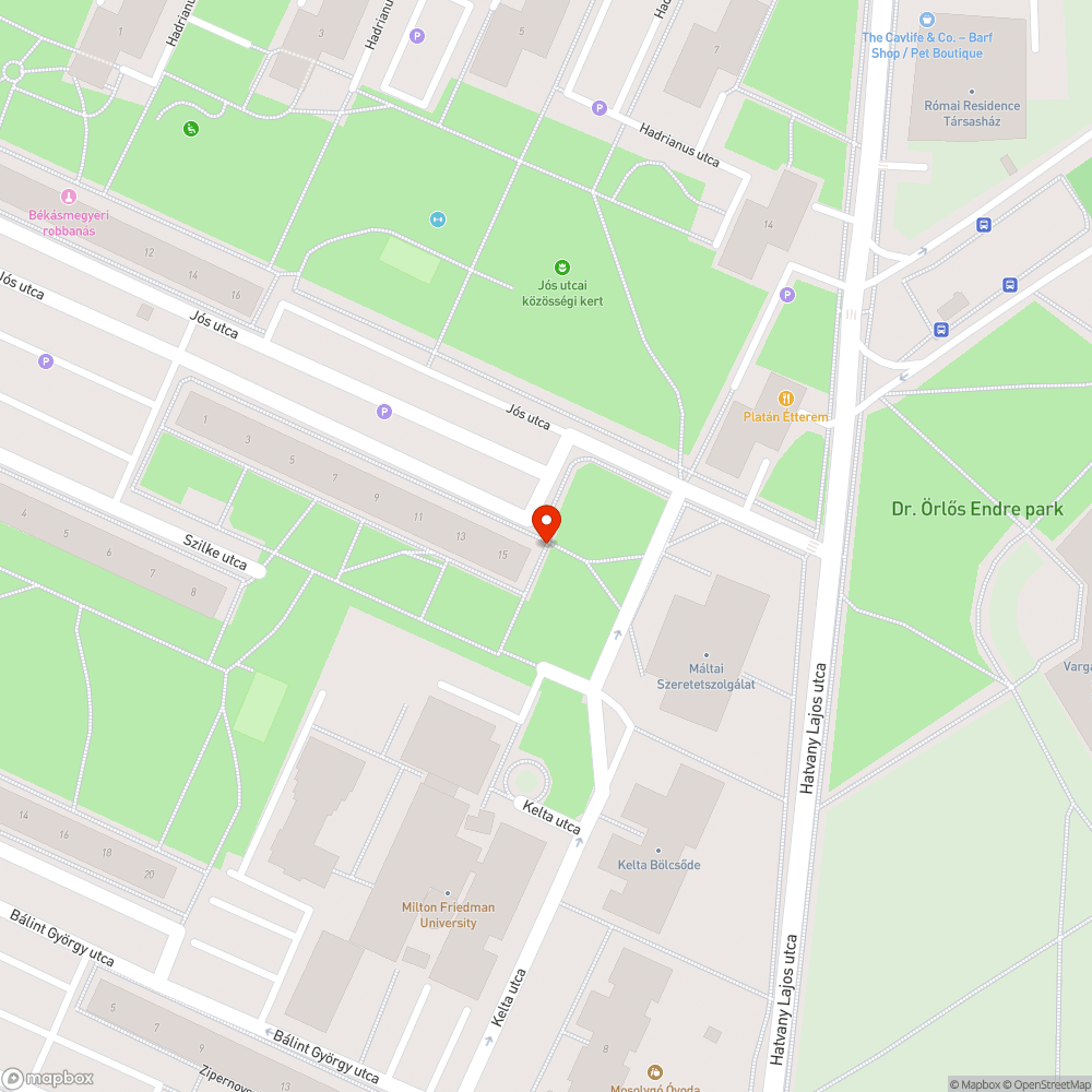 Rossz állapotú járda bejelentés helye