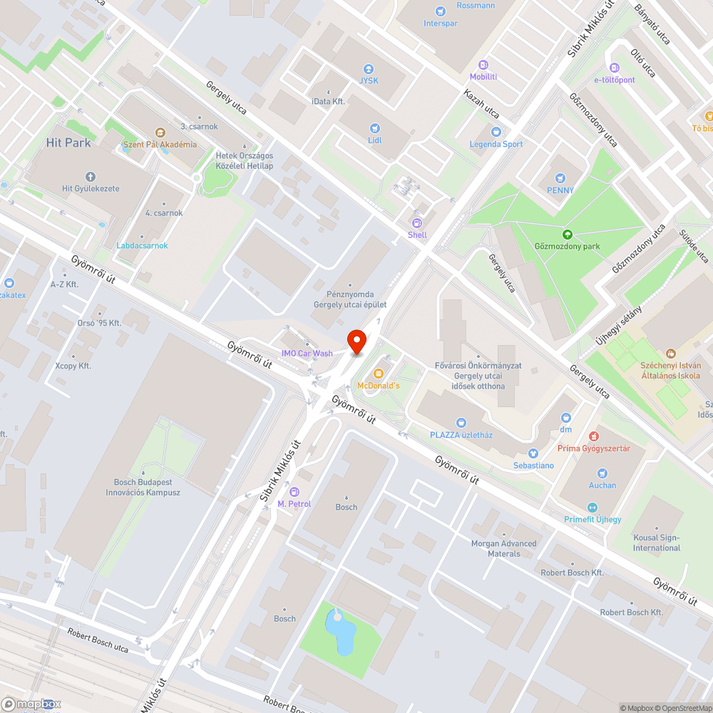 Púpos bukkanó útszakasz bejelentés helye