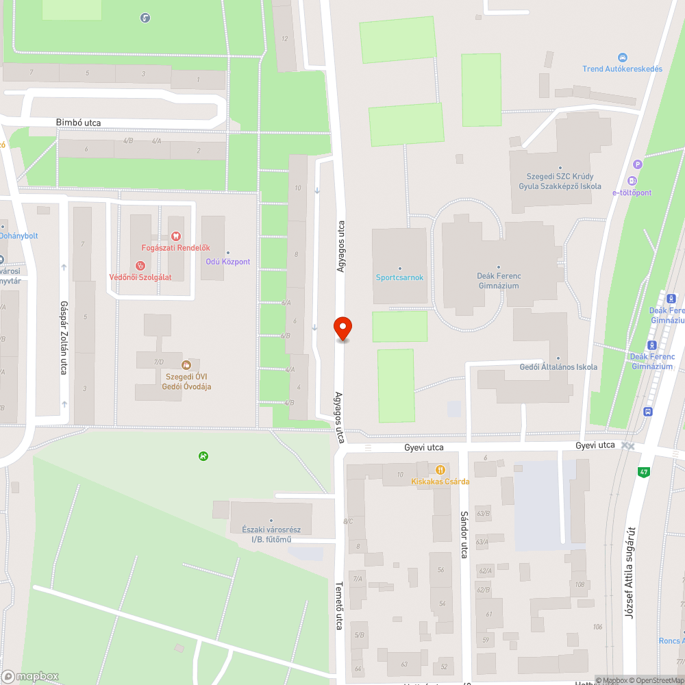 Eldugult víznyelő - Agyagos u. 11. bejelentés helye