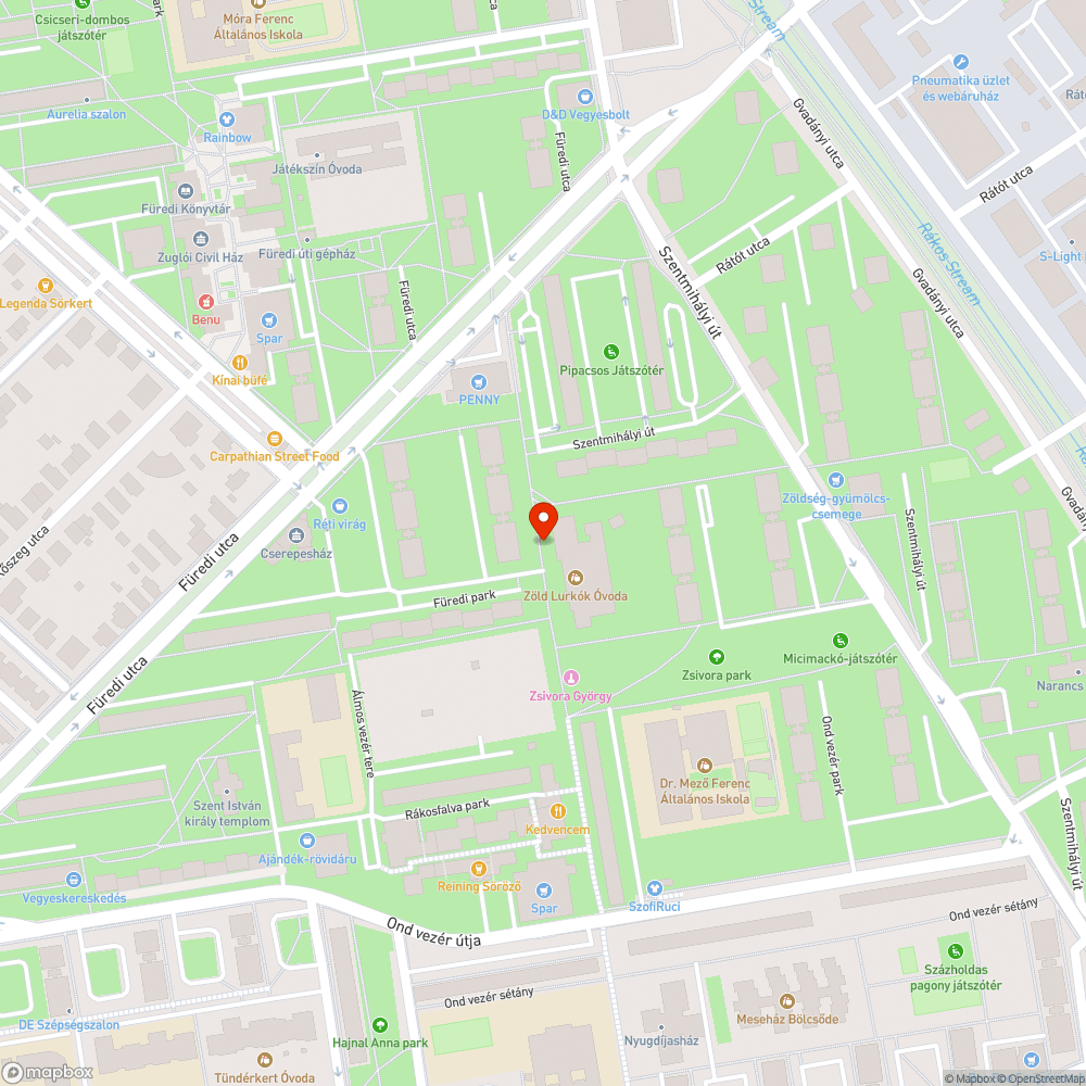 Eső után áll a víz a járdán bejelentés helye